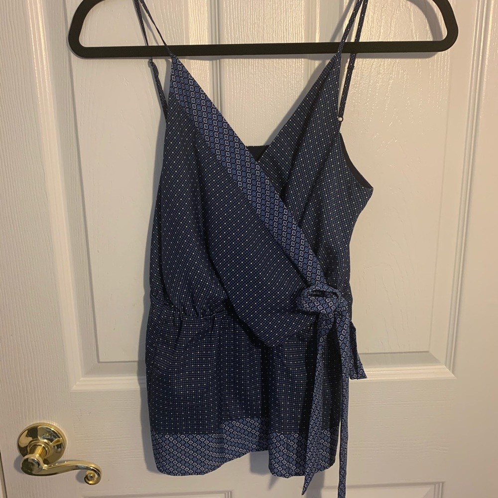 Banana Republic Blue Wrap Cami